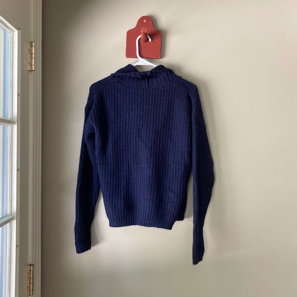 Urban Outfitters Kimchi Blue Blue Wrap Sweater XS NWT - Picture 3 of 6